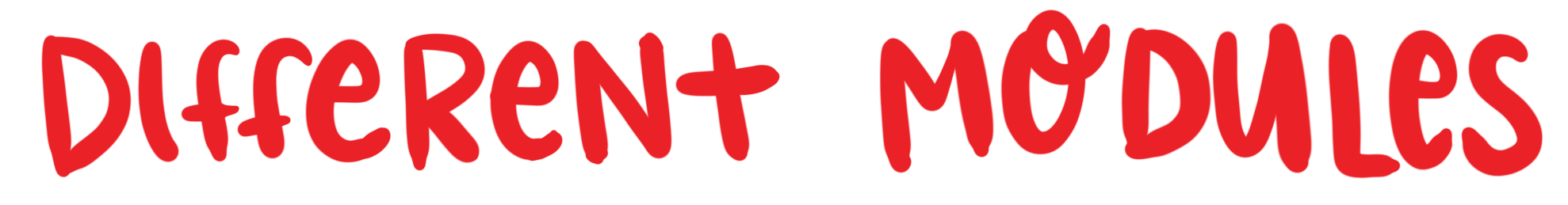 DifferentModulesRed